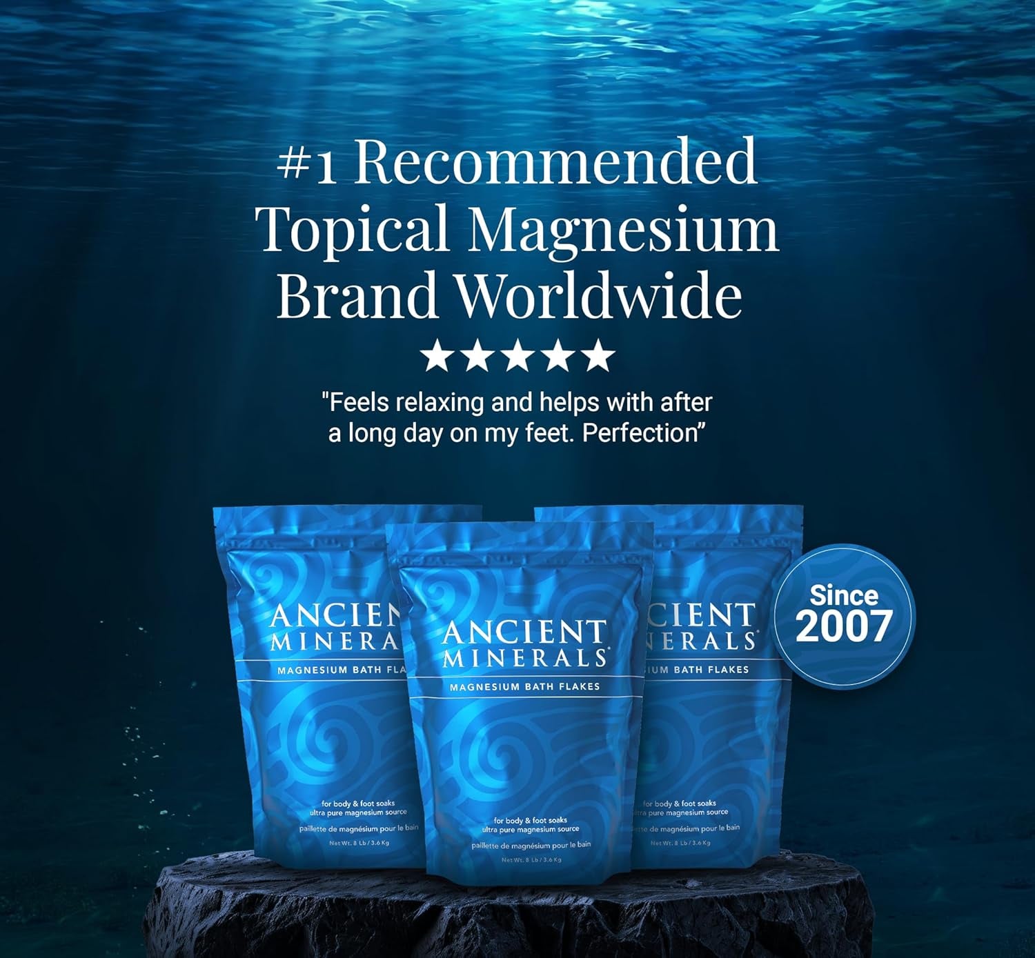 Magnesium Bath Flakes of Pure Genuine Epsom Salts