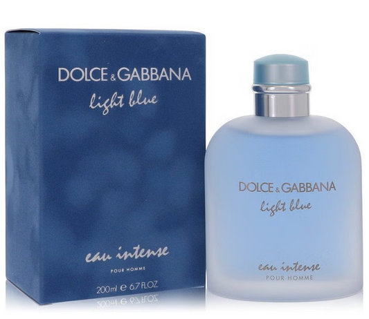 Light Blue Eau Intense by Dolce & Gabbana Eau De Parfum Spray 6.7 oz (Men)